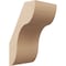 Ekena Millwork 5-inch W x 6-inch D x 10-inch H Carmel Rough Cedar Woodgrain TimberThane Knee Brace, Primed BRCUR05X06X10CARRCPR - alternate 1